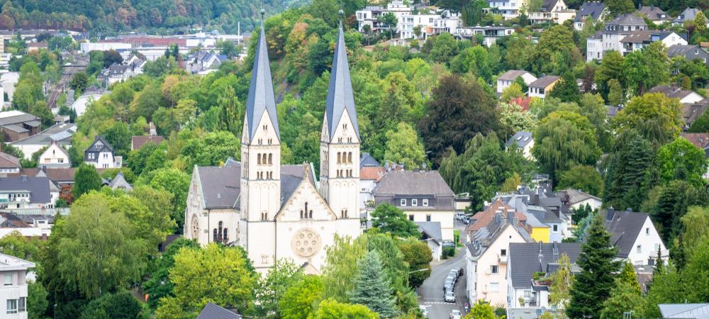 uitzicht over de stad Siegen